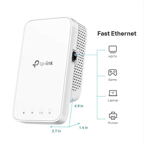 TP-Link - AC750 WiFi Extender, Covers Up to 1200 Sq.ft, Dual Band, OneMesh Compatible