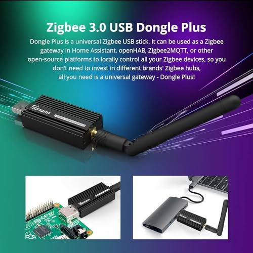 SONOFF - Zigbee 3.0 USB Dongle Plus-E Gateway for Home Automation