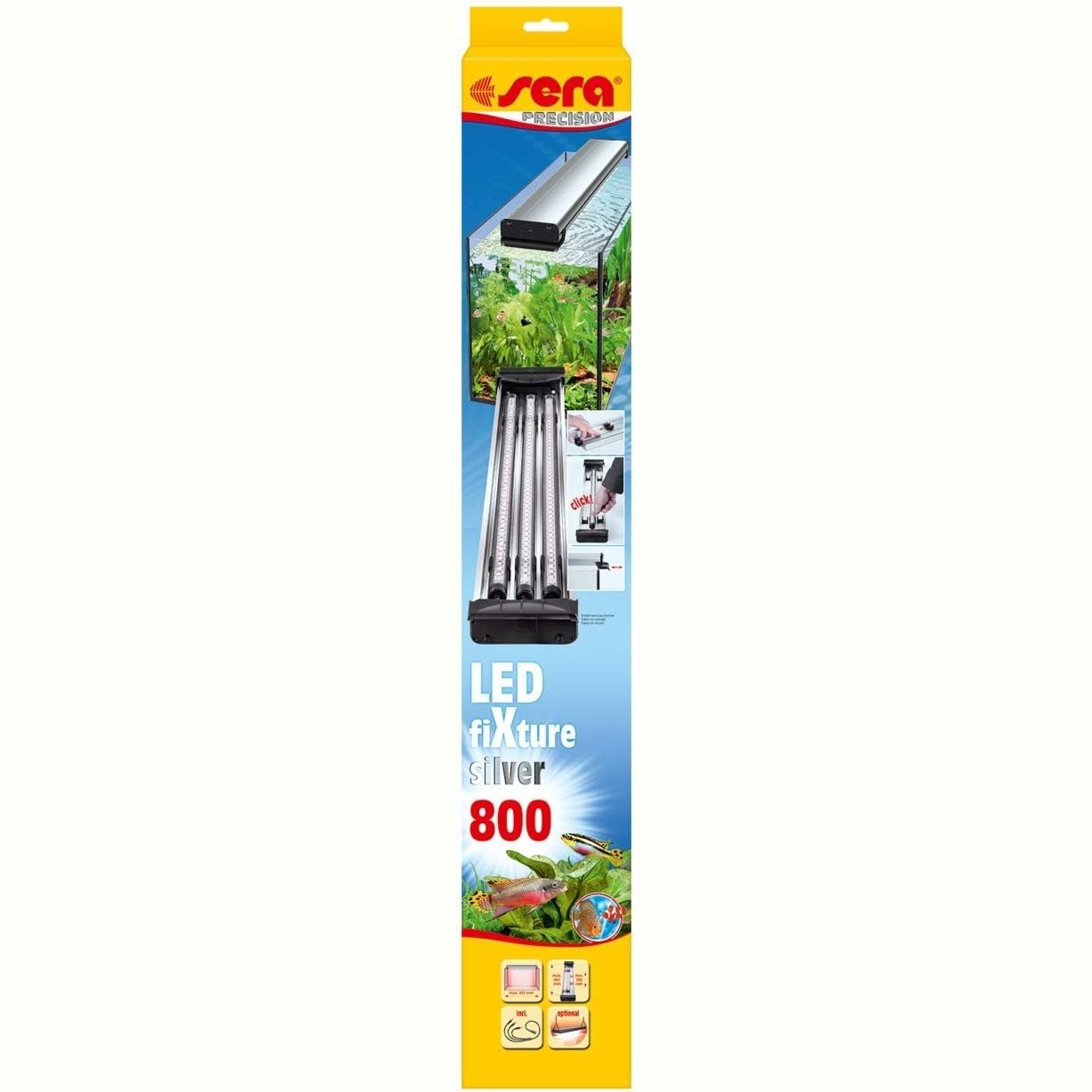 Sera - Led Fixture Silver 800 1 Unit