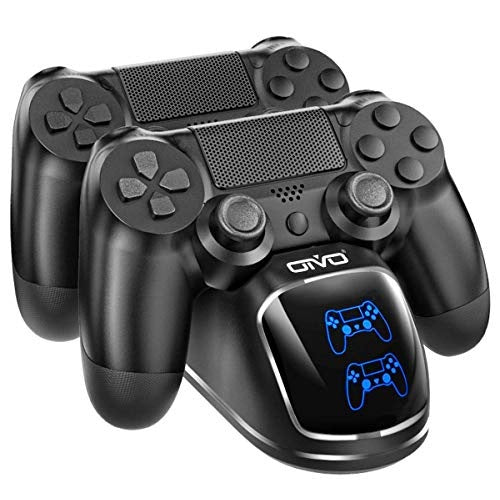 PS4 controller charger dock station designed for PlayStation 4 Dualshock 4 controllers with a charging time of 1.8 hours providing a convenient replacement charging solution.