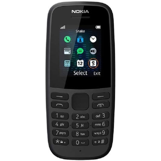 Hmd Global Oy - Nokia 105 4th Edition 1.77" UK Sim Free Feature Phone - Black