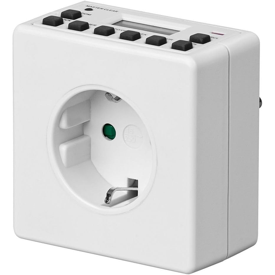 Perfecthd - Digital Timer 3600W Child Protection Programmable Weekly Socket Timer