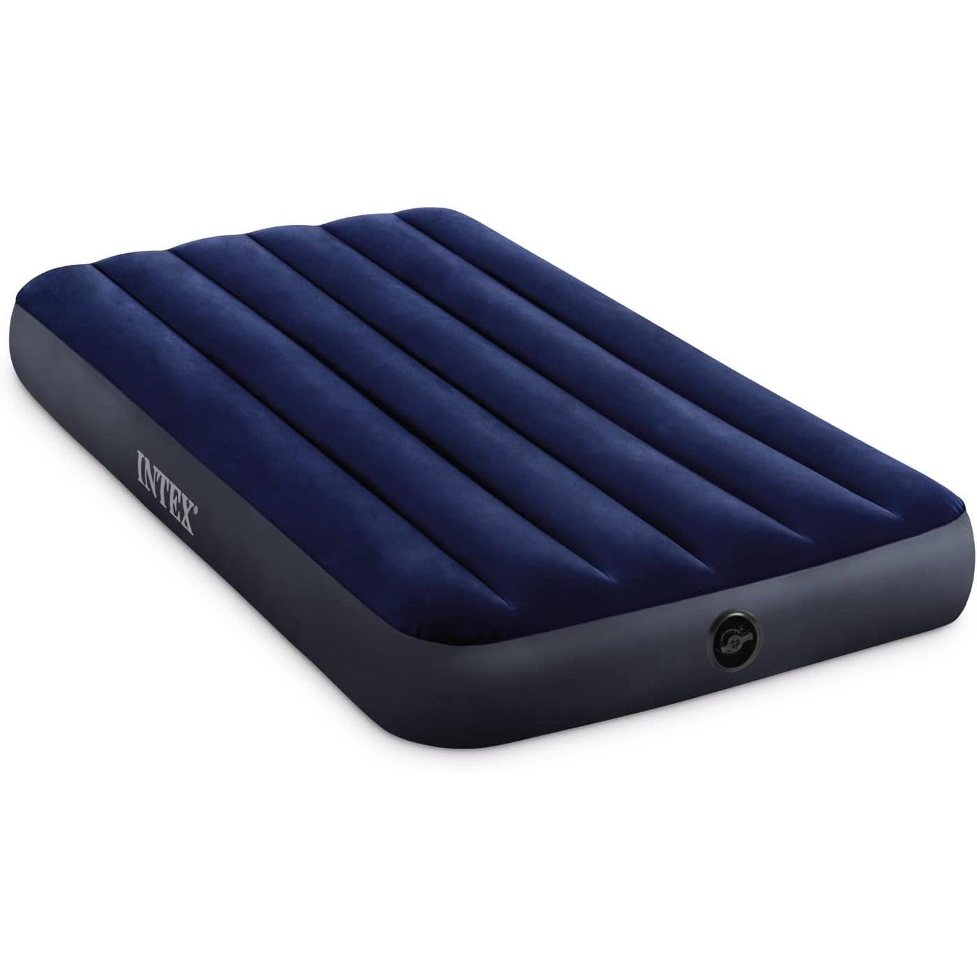 Intex - Dura-Beam Twin Air Mattress, 10In Height, 300Lb Capacity, Pump Not Included