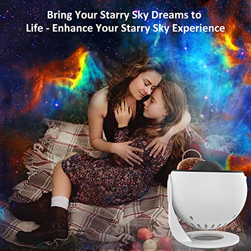 SOMKTN - 4K Star Projector with Timer and 360° Rotation for Kids & Adults