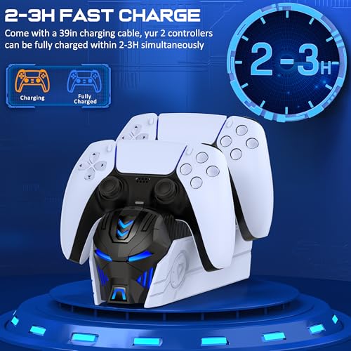 PS5 - Dual Controller Charger Station for PlayStation 5 with LED Indicator