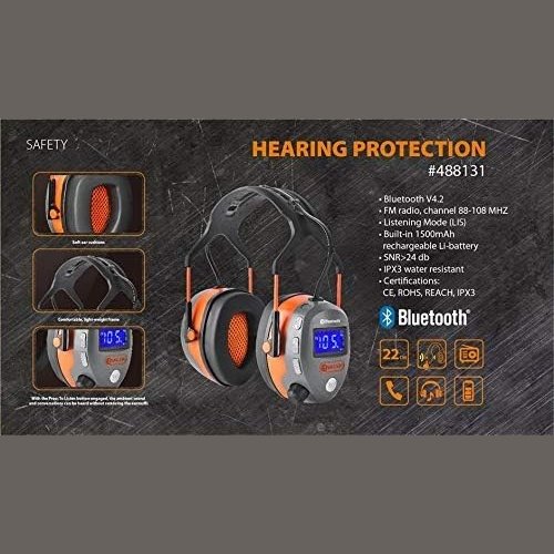 Tactix - Bluetooth Ear Defenders