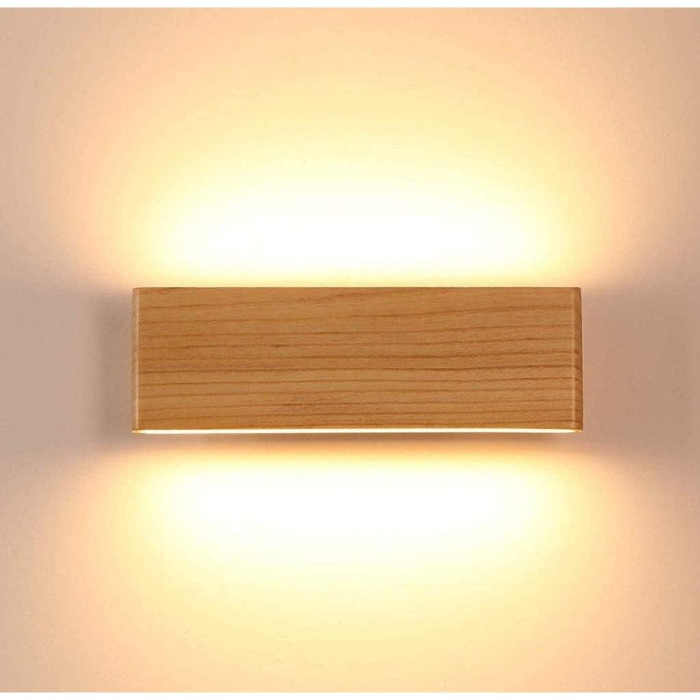 Martll - Wood LED Wall Light for Living Room, Bedroom, Corridor