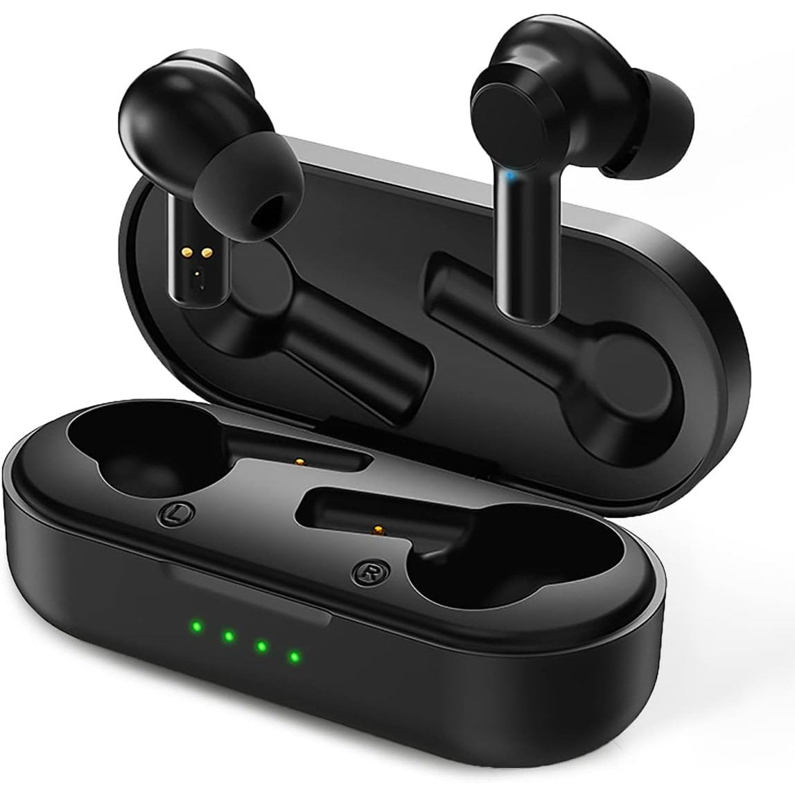 Opifex - Wireless Bluetooth 5 Earbuds, 10mm Drivers, IPX5 Waterproof, Built-In Mic