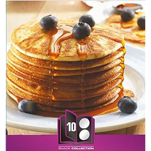 Tefal - Snack Collection Pancake Plates + Recipe Book, Black