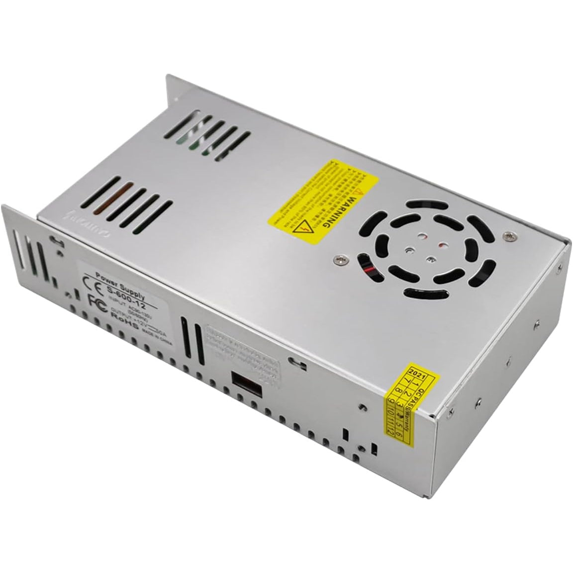 Oujimai - 12V 50A DC Power Supply 600W for CCTV Radio Computer