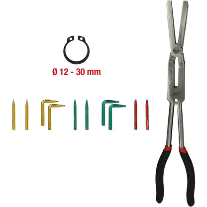 Ks-Tools Werkzeuge-Maschine - Double Joint Internal Circlip Pliers