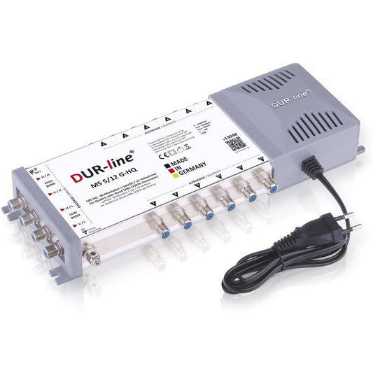 Dura-Sat Gmbh & Co.Kg - Dur-Line MS 5/12 G-HQ Multiswitch for 12 Participants - 4K, 8K, UHD