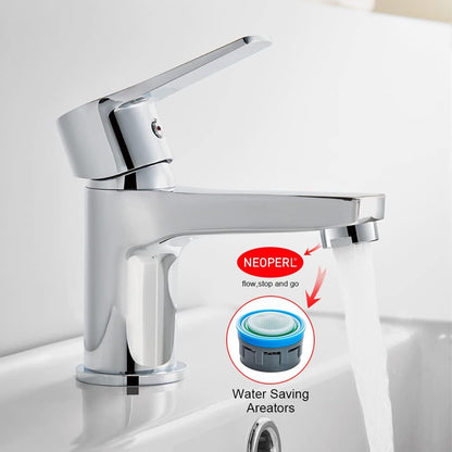 Ibergrif Griferias S.L. - Bathroom Mixer Tap With Ceramic Valve, Chrome