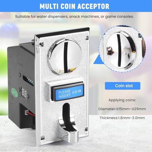 Soaying - Multi Coin Acceptor Selector for Vending Machines and Arcade Games