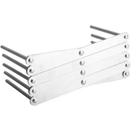 Aurtuo - Dish Drying Rack Kitchen Organizer Stainless Steel Plate Holder