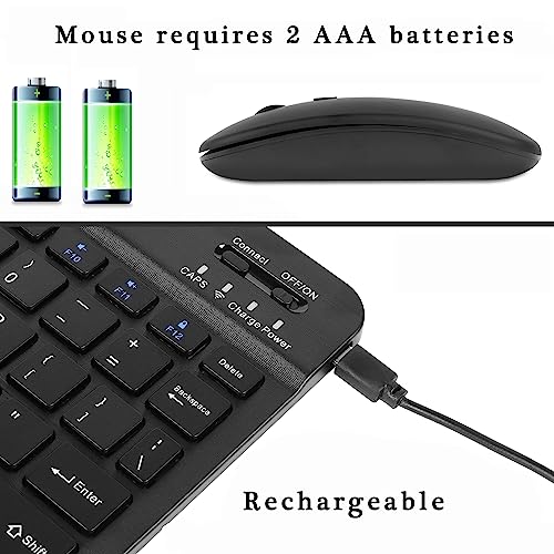 VendorName - Ultra-Slim Wireless Keyboard And Mouse Combo For iPad, Tablet, And Smartphone