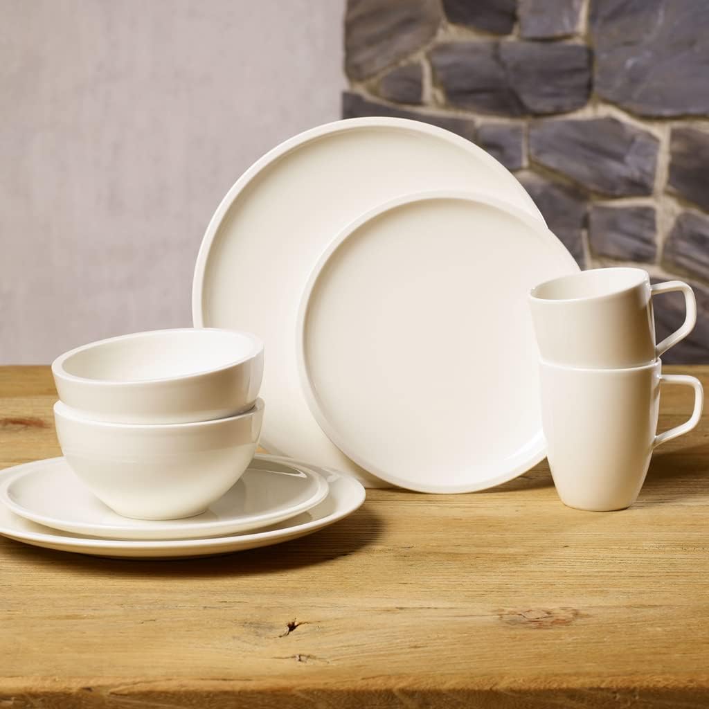 Villeroy & Boch - Artesano Dinner Set For 2, 8 Pieces, Premium Porcelain, White