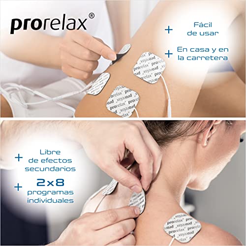 Prorelax - TENS/EMS Duo Comfort Electrostimulation Device for Pain Relief and Muscle Building