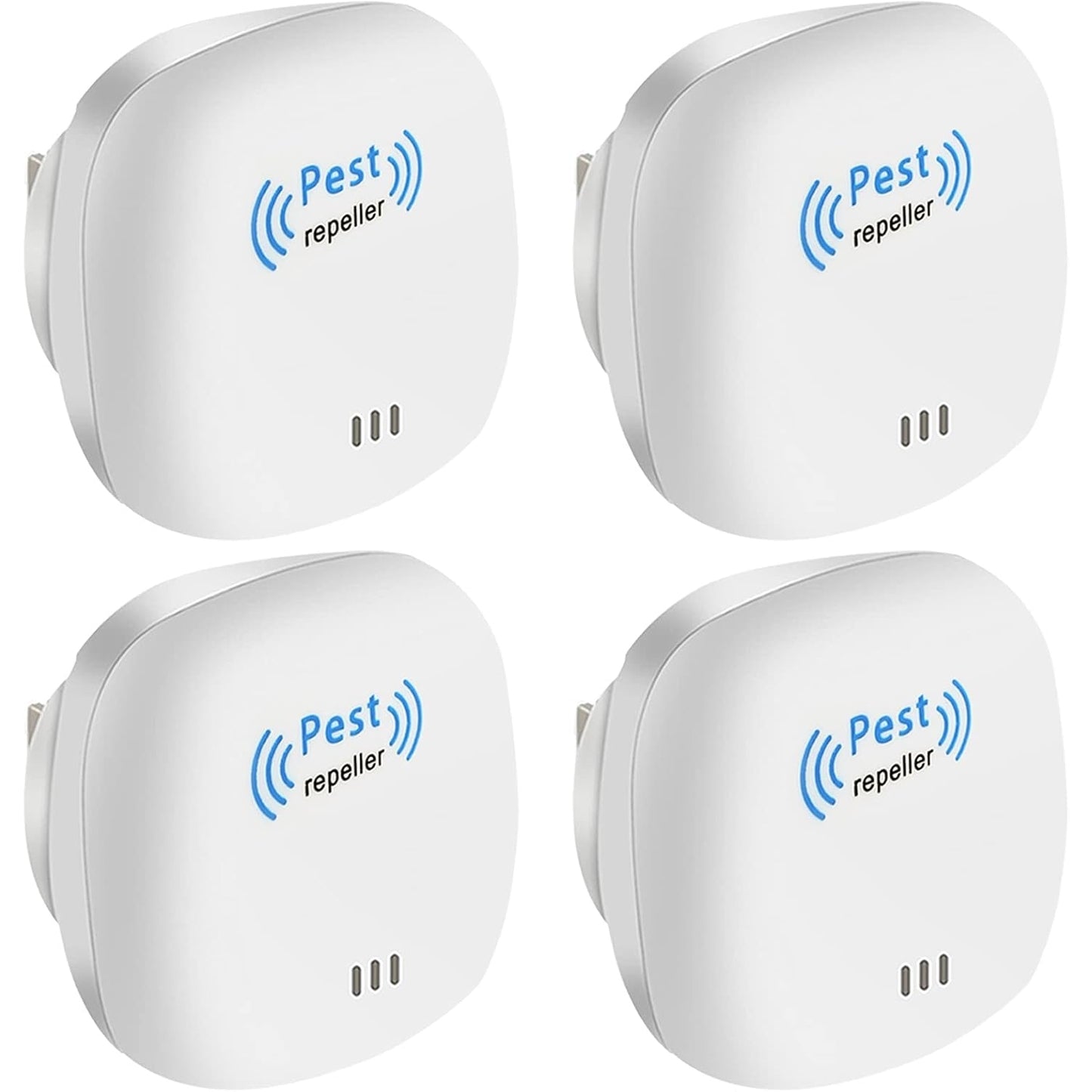 Eco-Friendly - Ultrasonic Pest Repeller Plug-In (4 Pack)