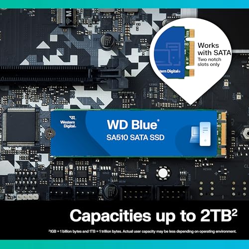 Western Digital - 1TB WD Blue SA510 SATA Internal SSD - Up to 560 MB/s