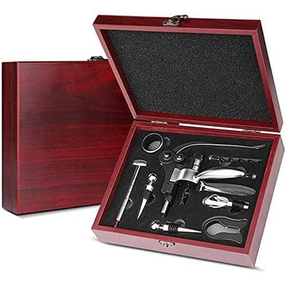 Lsdralobpoi - Wine Bottle Opener Set With Wood Gift Box