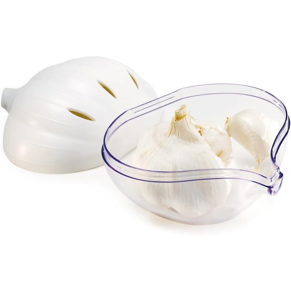 Snips - White Garlic Keeper, 1-Piece