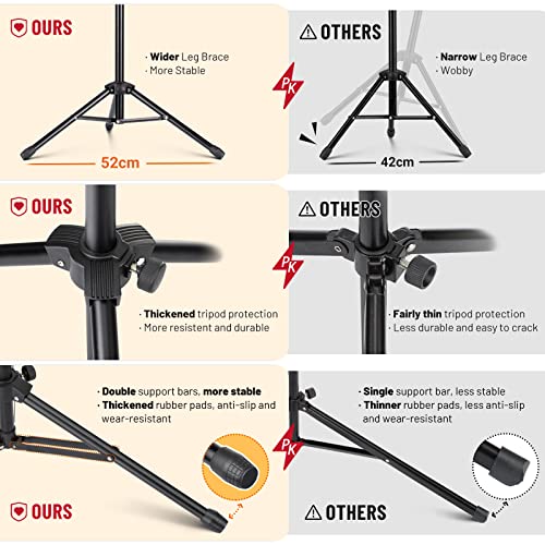 Cahaya - 2 In 1 Dual Use Folding Music Stand & Desktop Book Stand With Carry Bag