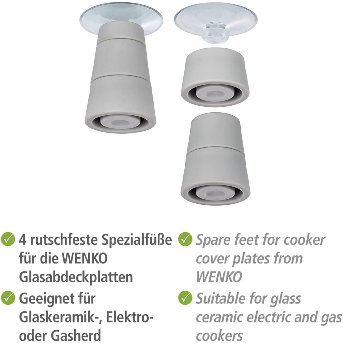 Wenko - Glass Cover Plate Feet