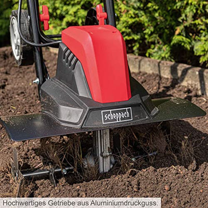 Scheppach - MTE460 Electric Tiller for Efficient Garden Cultivation