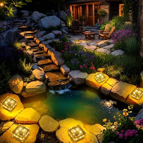 SolarGlow - Waterproof Solar Paving Stones Outdoor Light for Garden Pathway