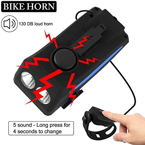 The Vendor Name Is Not Explicitly Mentioned In The Provided Columns - 4-In-1 Waterproof Bike Light, Horn, Phone Holder, Power Bank, Blue