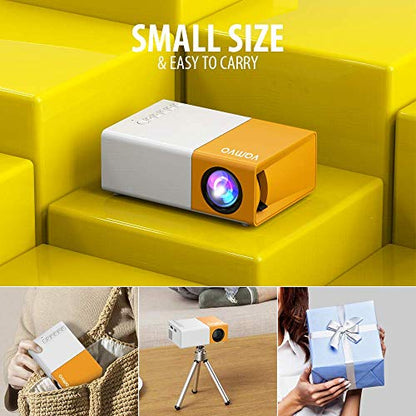 Vamvo - Mini Projector YG300 Pro, Portable Full HD 1080p Movie Projector