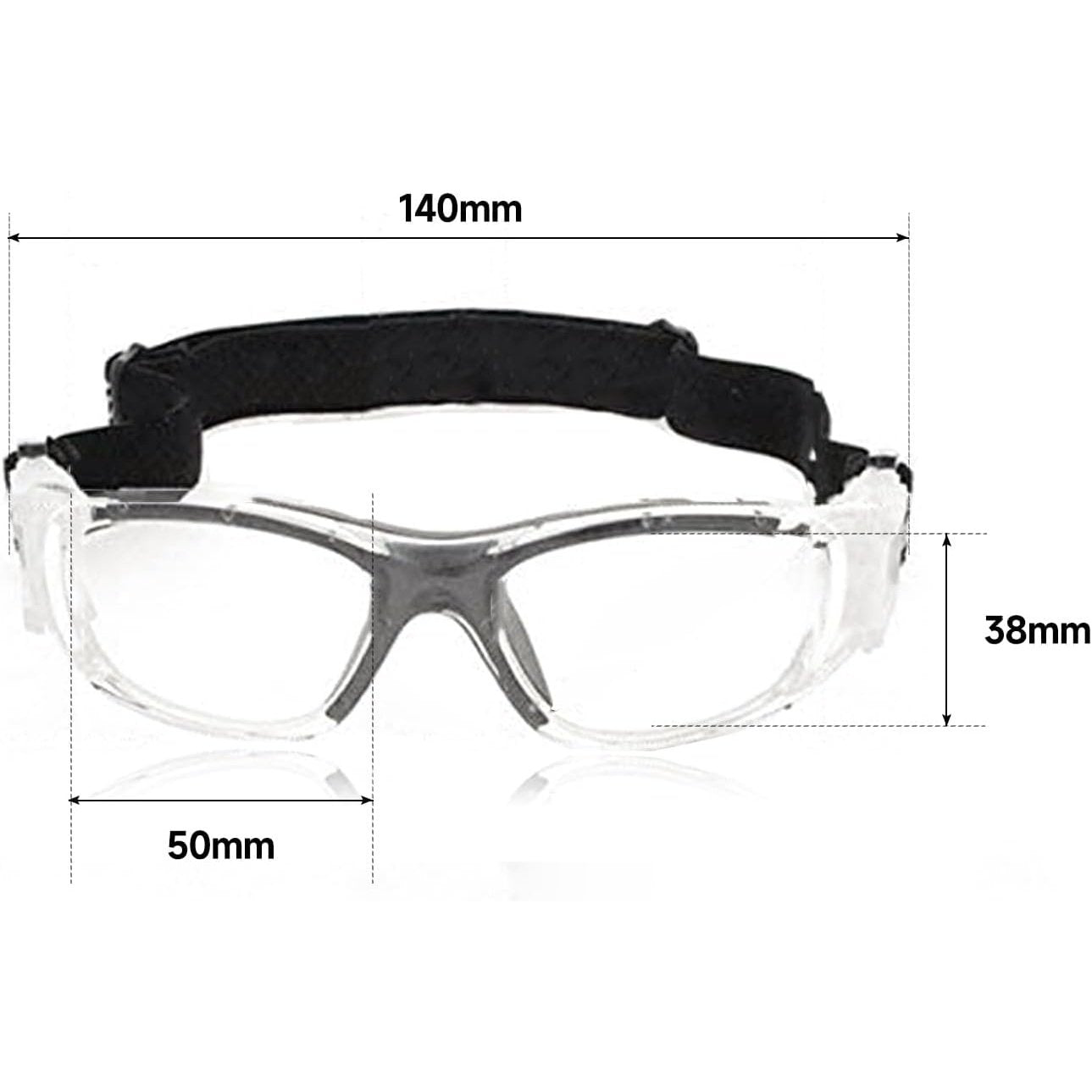 Enzodate - Kids Basketball Glasses Clear Lens Sports Safety