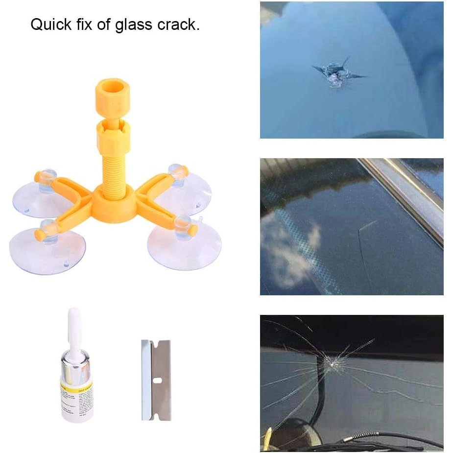 Zerone - Windshield Repair Kit Auto Resin Sealer For Car Glass