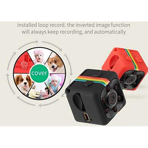 Sansnail - Mini Camera SQ11 1080P HD With Night Vision & Motion Detection