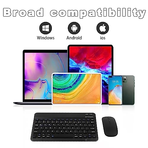 VendorName - Ultra-Slim Wireless Keyboard And Mouse Combo For iPad, Tablet, And Smartphone