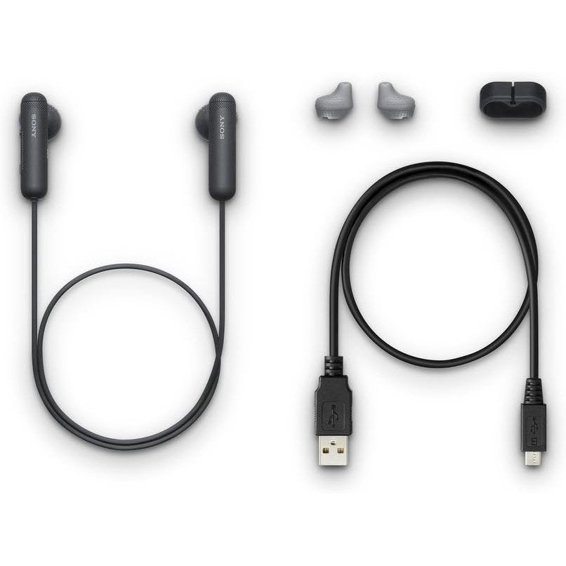 Sony - Wi-Sp500 Wireless In-Ear Sports Headphones, Bluetooth Earbuds, Black