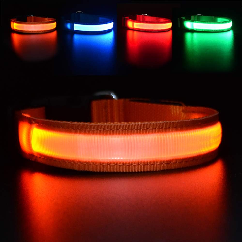 Masbrill - Led Rechargeable Waterproof Light Up Dog Collar