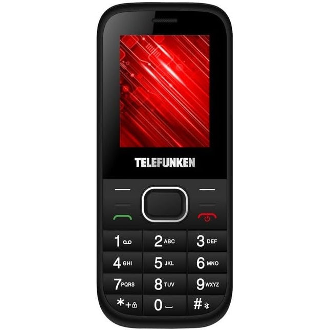 Telefunken - Tm 9.1 Classy Unlocked Mobile Phone 2G (1.8" / 32MB / Dual Sim / Android) Black