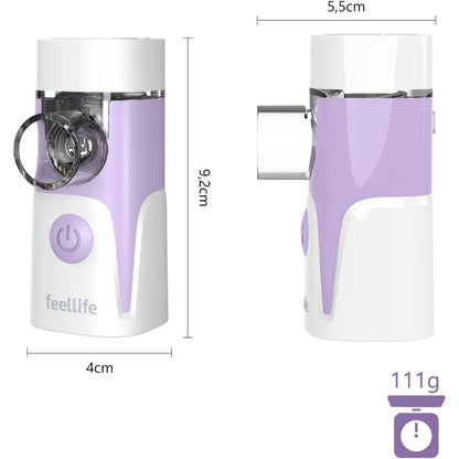 Feellife - Portable Mesh Inhaler With Music Purple