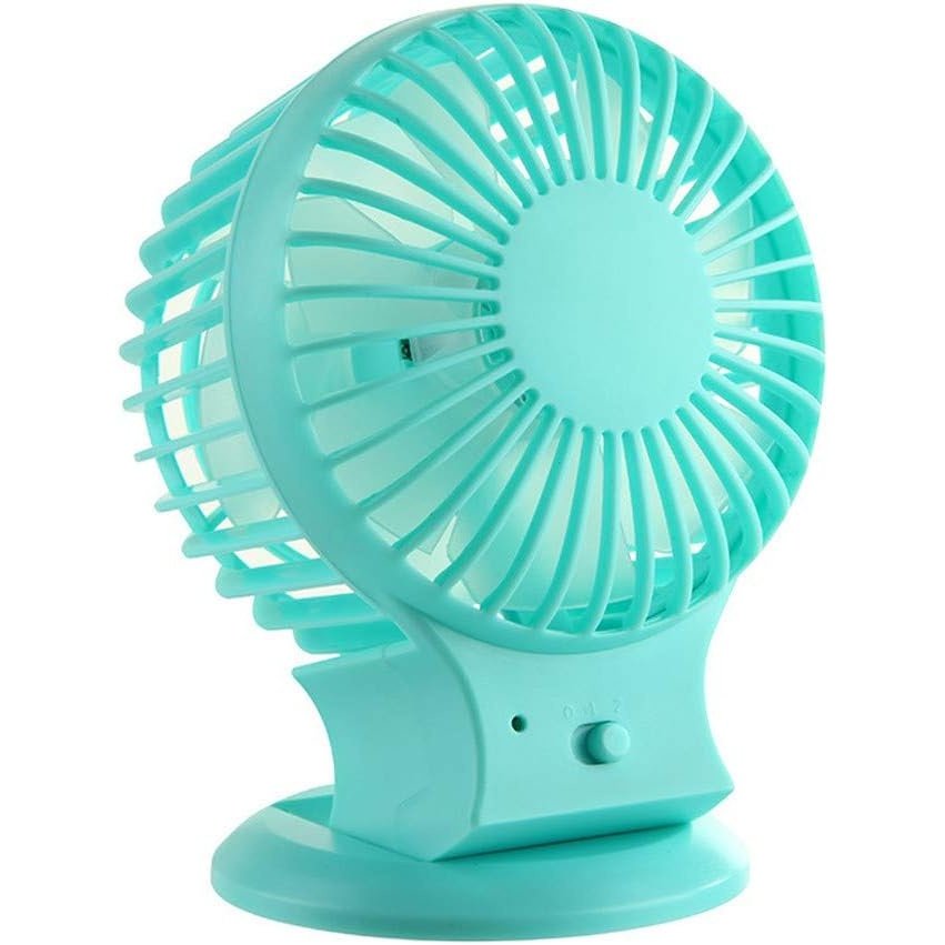 Libison - Usb Mini Handheld Fan, Small Personal Pocket Fan, Rechargeable (Mint Green)