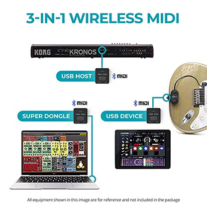 CME - WIDI Uhost Bluetooth USB MIDI Interface for Class Compliant Instruments