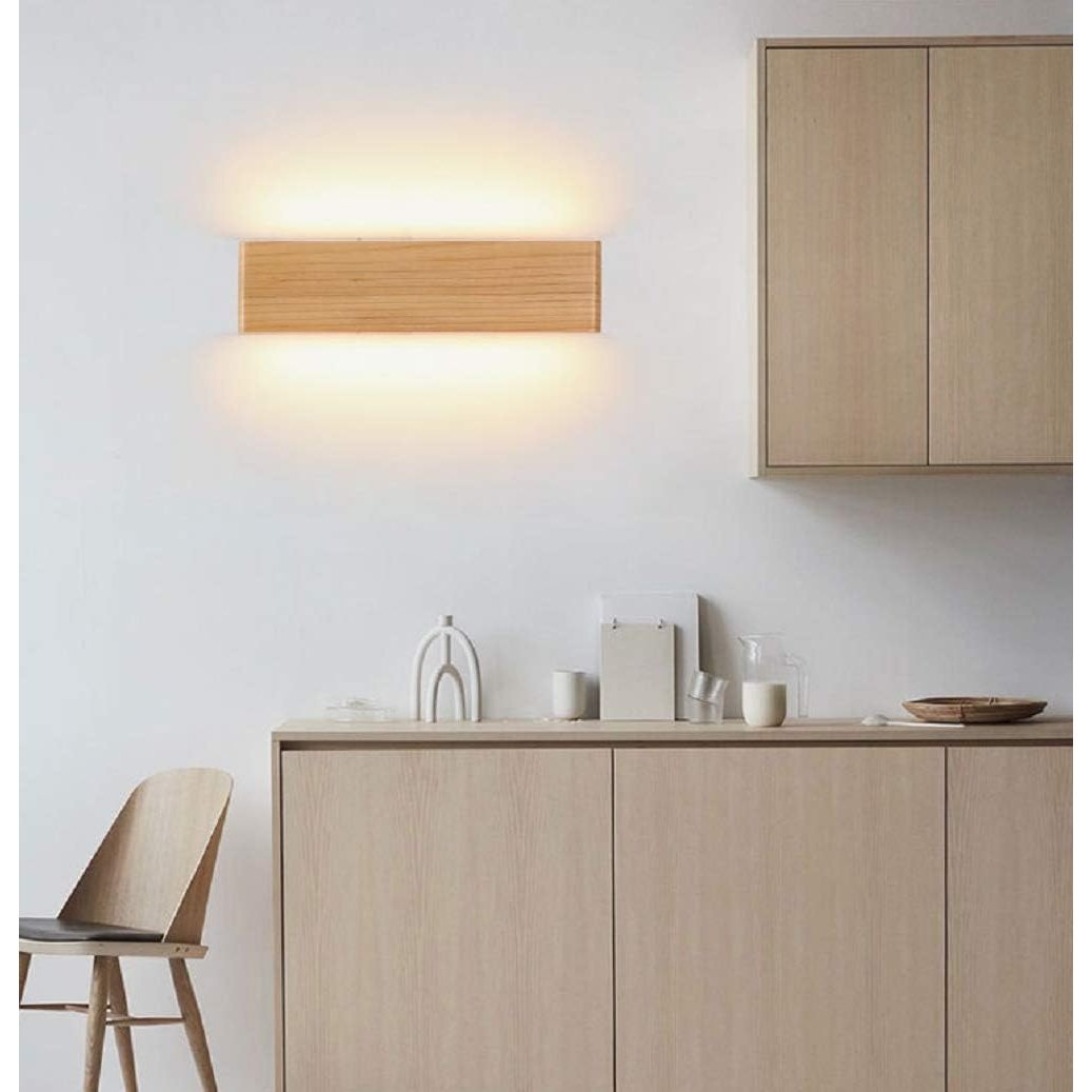 Mainen - Led Creative Wooden Wall Lamp for Bedroom, Kitchen, Restaurant