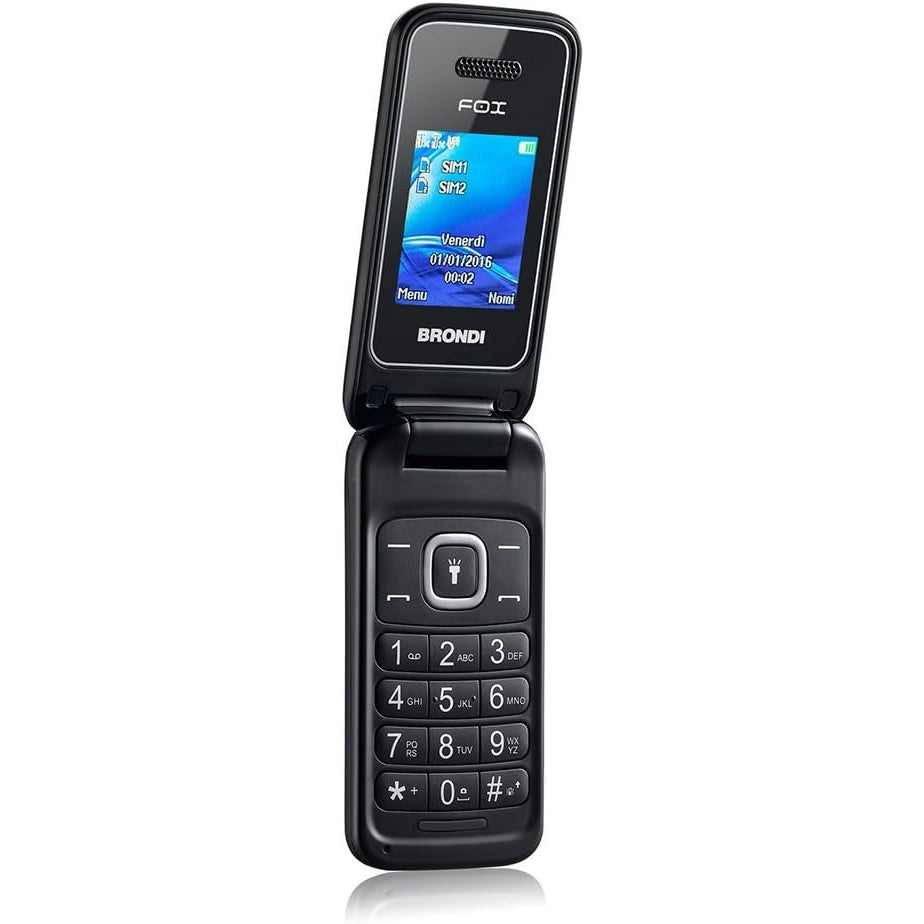 Brondi - Fox Mobile Phone GSM 16GB Black