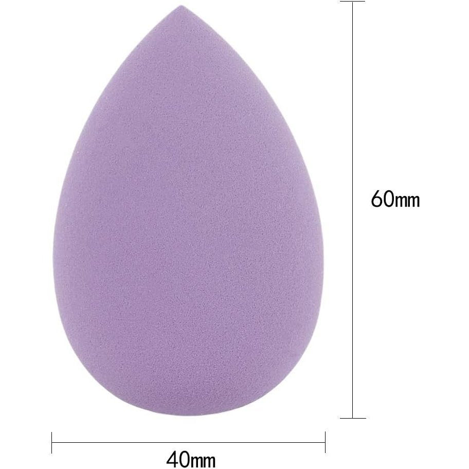 Saddpa - Makeup Foundation Set: 8 Grape Purple Blending Sponges