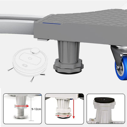 Jeewheet - Multi-Functional Adjustable Base With Wheels For Appliances