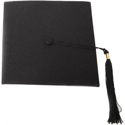 Dzrige - Unisex Matte Graduation Cap With Tassel (Black)