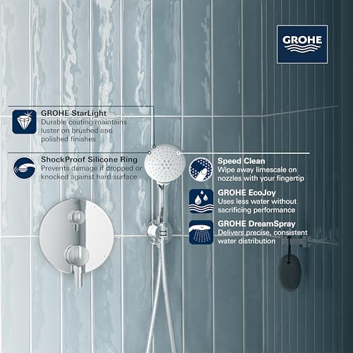 GROHE - Tempesta 2-Spray Hand Shower, Round, 1.5 GPM, Chrome