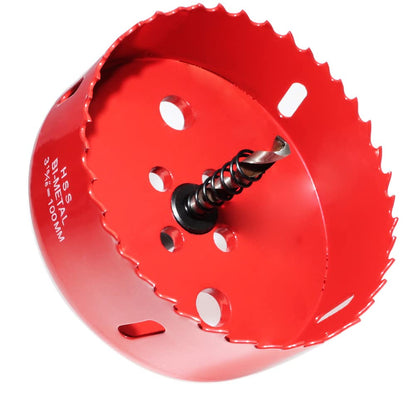 Garhwal Tool Inc. - HSS M42 Bi-Metal Hole Saw 100mm With Adapter & Center Drill