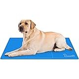 Pecute - Dog Cooling Mat Large120x75Cm, Non-Toxic Gel Self Cooling Pad